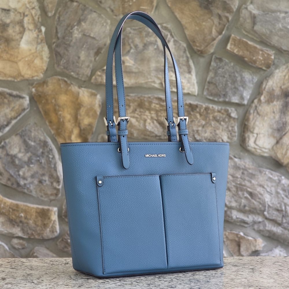 Michael Kors Jet Set Blue Tote